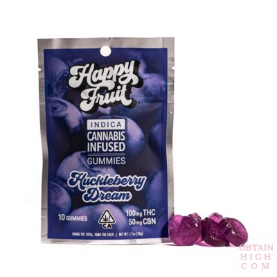 Huckleberry Dream Cannabis Gummies by Happy Fruit